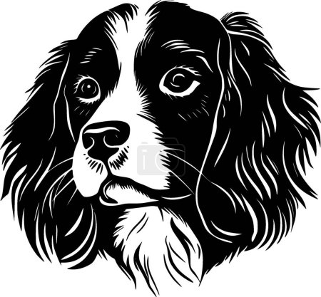 Terrier - minimalist and flat logo - vector illustration