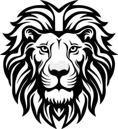 Cecil - icône isolée en noir et blanc - illustration vectorielle