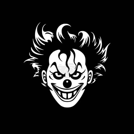 Clown - hochwertiges Vektor-Logo - Vektor-Illustration ideal für T-Shirt-Grafik