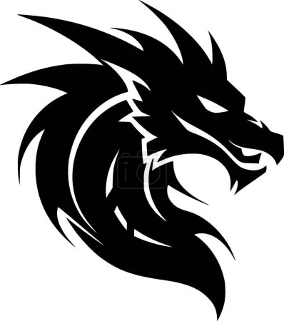 Illustration for Dragon - high quality vector logo - vector illustration ideal for t-shirt graphic - Royalty Free Image