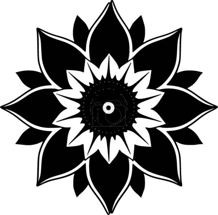 Blume - hochwertiges Vektor-Logo - Vektor-Illustration ideal für T-Shirt-Grafik