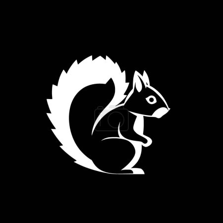 Écureuil - logo vectoriel de haute qualité - illustration vectorielle idéale pour t-shirt graphique
