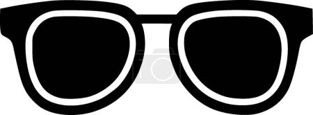 Sonnenbrille - minimalistisches und flaches Logo - Vektorillustration