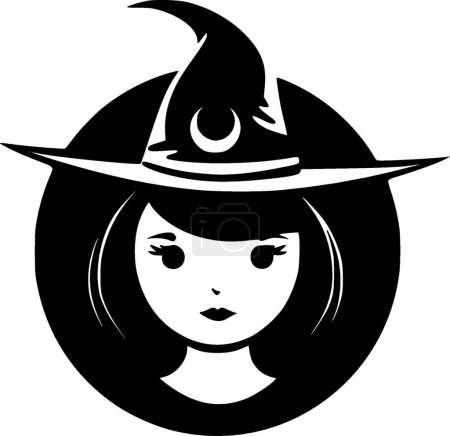 Illustration for Witch - high quality vector logo - vector illustration ideal for t-shirt graphic - Royalty Free Image