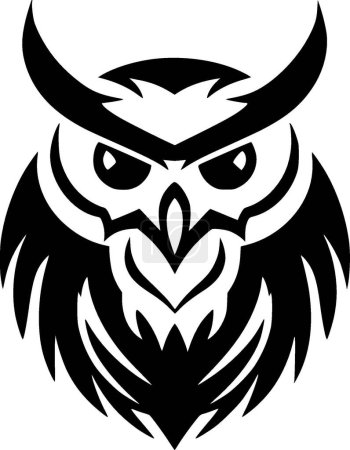 Owl - high quality vector logo - vector illustration ideal for t-shirt graphic