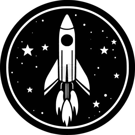 Rocket - high quality vector logo - vector illustration ideal for t-shirt graphic