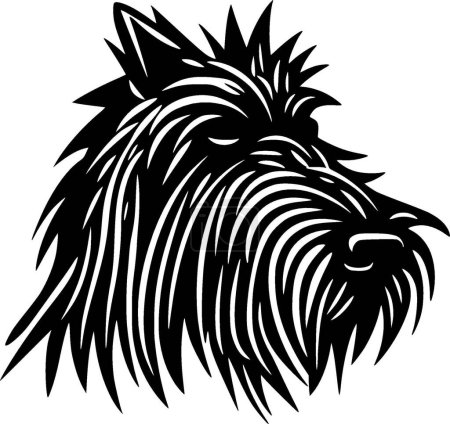 Scottish Terrier - hochwertiges Vektor-Logo - Vektor-Illustration ideal für T-Shirt-Grafik