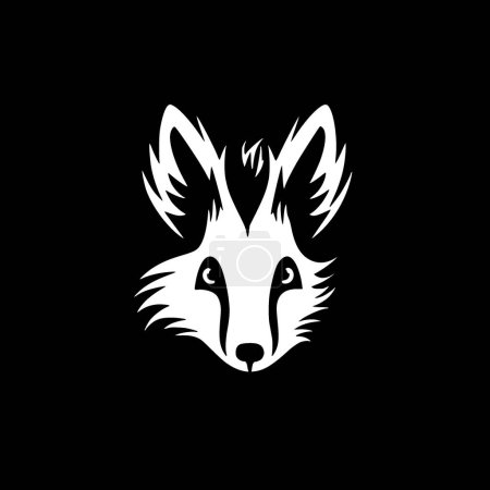Skunk - logo minimalista y plano - ilustración vectorial