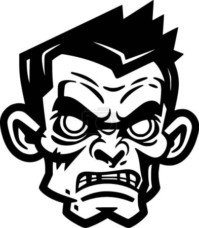 Zombie - high quality vector logo - vector illustration ideal for t-shirt graphic