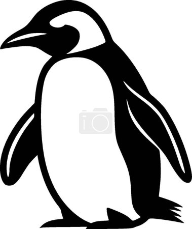 Ilustración de Pingüino - logotipo vectorial de alta calidad - ilustración vectorial ideal para el gráfico de la camiseta - Imagen libre de derechos