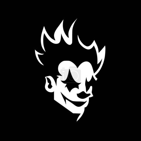 Clown - hochwertiges Vektor-Logo - Vektor-Illustration ideal für T-Shirt-Grafik