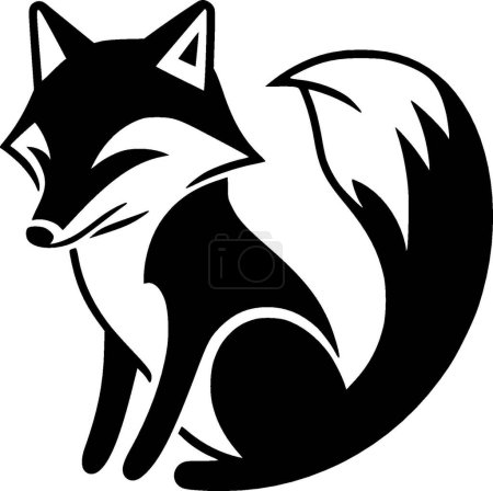 Ilustración de Fox - logotipo vectorial de alta calidad - ilustración vectorial ideal para el gráfico de camisetas - Imagen libre de derechos