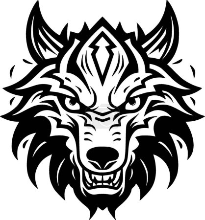 Wolf - hochwertiges Vektor-Logo - Vektor-Illustration ideal für T-Shirt-Grafik