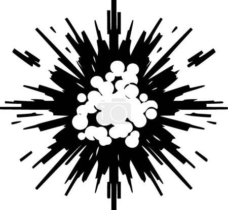 Explosion - hochwertiges Vektor-Logo - Vektor-Illustration ideal für T-Shirt-Grafik