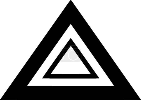Dreieck - hochwertiges Vektor-Logo - Vektor-Illustration ideal für T-Shirt-Grafik
