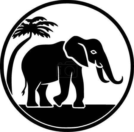 Eléphant - logo vectoriel de haute qualité - illustration vectorielle idéale pour t-shirt graphique