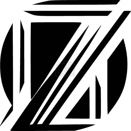 Geometrisch - hochwertiges Vektor-Logo - Vektor-Illustration ideal für T-Shirt-Grafik