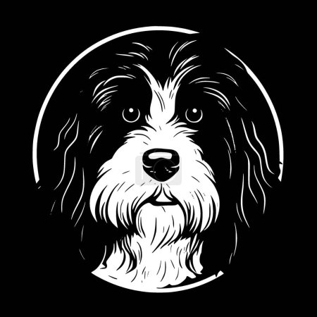 Havanese - high quality vector logo - vector illustration ideal for t-shirt graphic