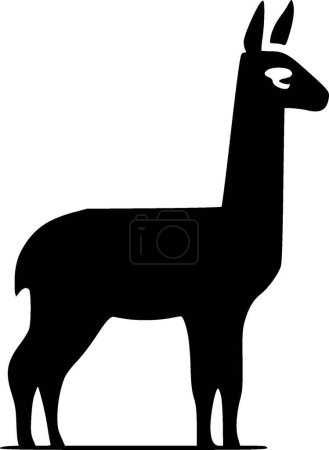 Llama - hochwertiges Vektor-Logo - Vektor-Illustration ideal für T-Shirt-Grafik
