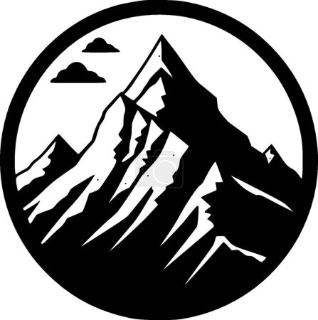 Mountains - high quality vector logo - vector illustration ideal for t-shirt graphic