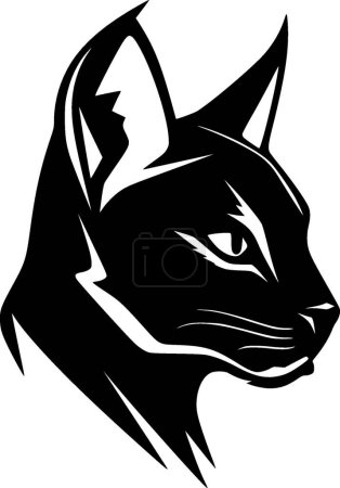 Ilustración de Siamese - logotipo vectorial de alta calidad - ilustración vectorial ideal para el gráfico de camisetas - Imagen libre de derechos