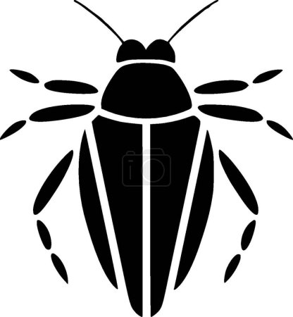 Cucaracha - logotipo vectorial de alta calidad - ilustración vectorial ideal para el gráfico camiseta
