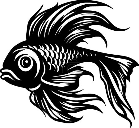 Goldfish - logo vectoriel de haute qualité - illustration vectorielle idéale pour t-shirt graphique