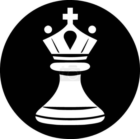 Schach - hochwertiges Vektor-Logo - Vektor-Illustration ideal für T-Shirt-Grafik