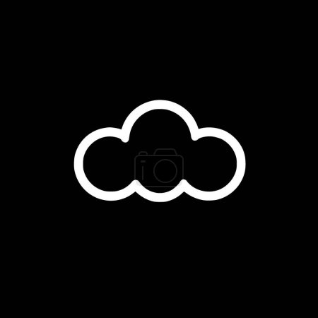 Illustration for Cloud - high quality vector logo - vector illustration ideal for t-shirt graphic - Royalty Free Image