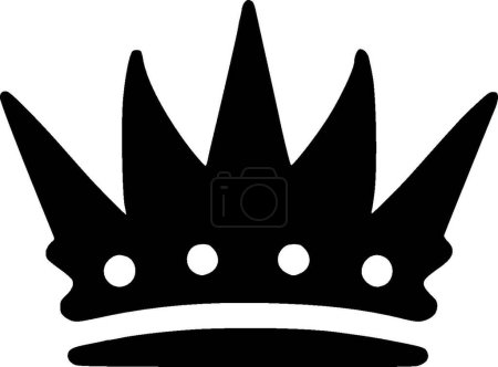 Ilustración de Corona - logotipo vectorial de alta calidad - ilustración vectorial ideal para el gráfico camiseta - Imagen libre de derechos