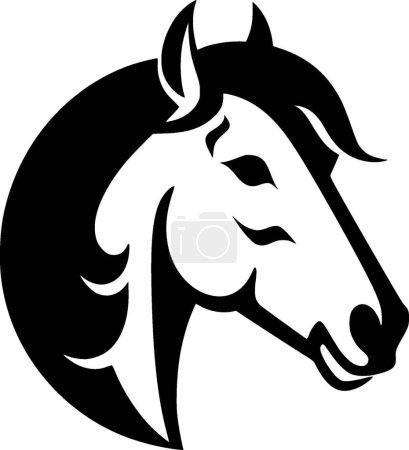 Illustration for Horses - high quality vector logo - vector illustration ideal for t-shirt graphic - Royalty Free Image