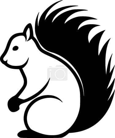 Squirrel - high quality vector logo - vector illustration ideal for t-shirt graphic