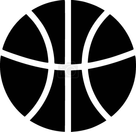 Téléchargez les illustrations : Basketball - logo vectoriel de haute qualité - illustration vectorielle idéale pour t-shirt graphique - en licence libre de droit