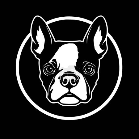 Téléchargez les illustrations : Boston terrier - logo vectoriel de haute qualité - illustration vectorielle idéale pour t-shirt graphique - en licence libre de droit