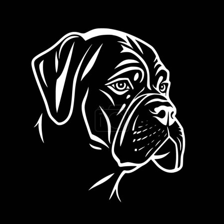 Boxer - hochwertiges Vektor-Logo - Vektor-Illustration ideal für T-Shirt-Grafik
