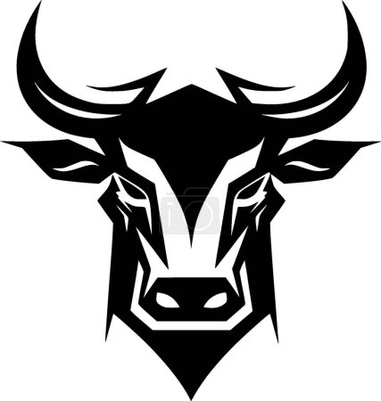 Illustration for Bull - high quality vector logo - vector illustration ideal for t-shirt graphic - Royalty Free Image