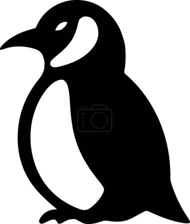 Pingüino - logotipo vectorial de alta calidad - ilustración vectorial ideal para el gráfico de la camiseta