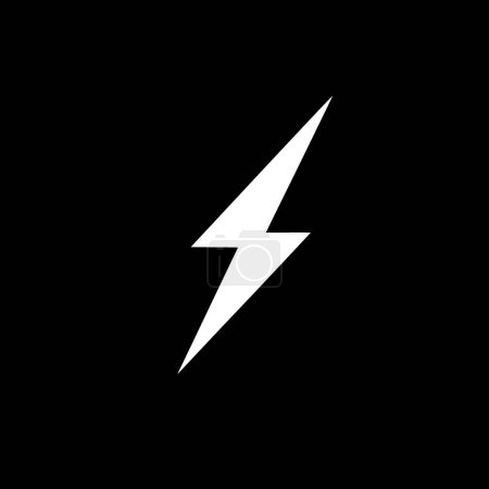 Electricidad - logotipo minimalista y plano - ilustración vectorial
