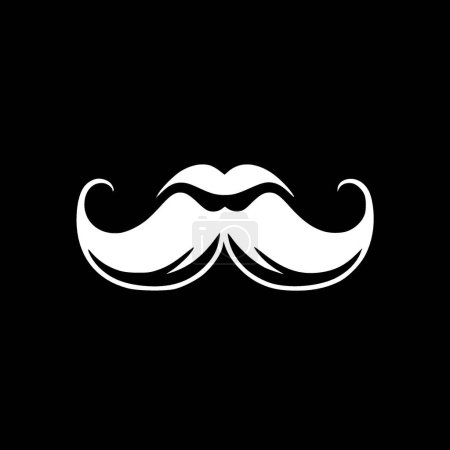 Illustration for Mustache - high quality vector logo - vector illustration ideal for t-shirt graphic - Royalty Free Image