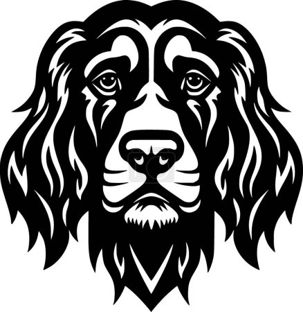Illustration for Rhodesian - minimalist and flat logo - vector illustration - Royalty Free Image