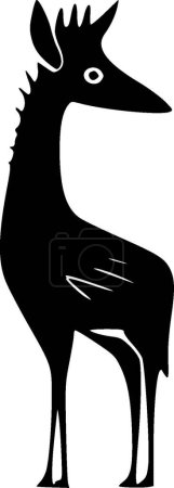 Ilustración de Animal - logotipo vectorial de alta calidad - ilustración vectorial ideal para el gráfico de camisetas - Imagen libre de derechos