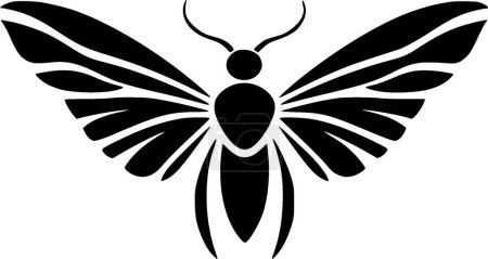 Fliege - hochwertiges Vektor-Logo - Vektor-Illustration ideal für T-Shirt-Grafik