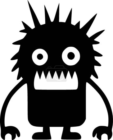 Monstruo - logotipo vectorial de alta calidad - ilustración vectorial ideal para el gráfico de la camiseta