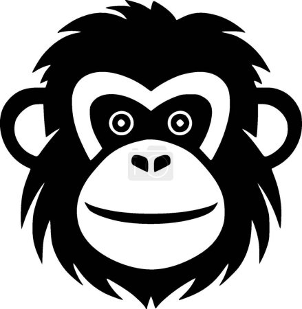 Monkey - high quality vector logo - vector illustration ideal for t-shirt graphic