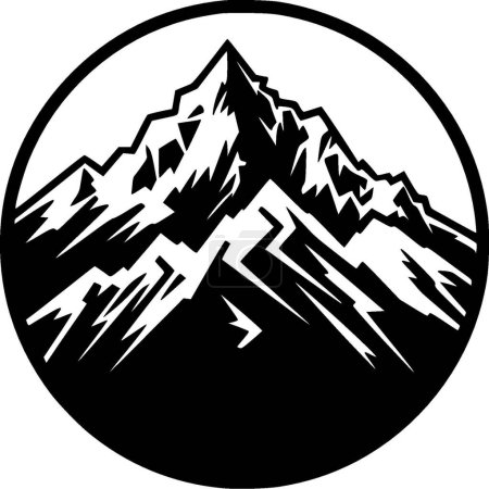 Mountain range - high quality vector logo - vector illustration ideal for t-shirt graphic
