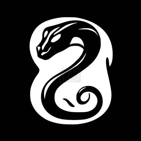 Serpiente - logotipo vectorial de alta calidad - ilustración vectorial ideal para el gráfico de la camiseta
