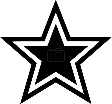 Illustration for Star - high quality vector logo - vector illustration ideal for t-shirt graphic - Royalty Free Image