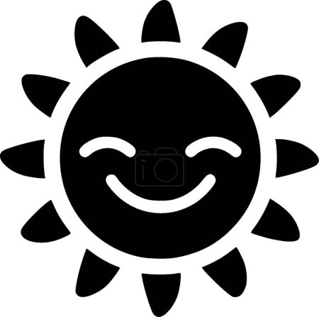 Illustration for Sun - high quality vector logo - vector illustration ideal for t-shirt graphic - Royalty Free Image