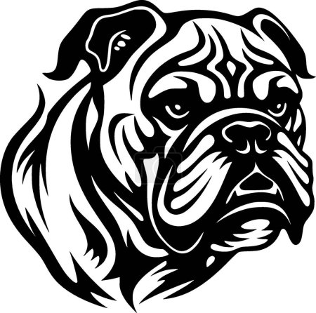 Illustration for Bulldog - high quality vector logo - vector illustration ideal for t-shirt graphic - Royalty Free Image