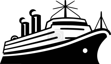 Crucero - logotipo vectorial de alta calidad - ilustración vectorial ideal para el gráfico de la camiseta